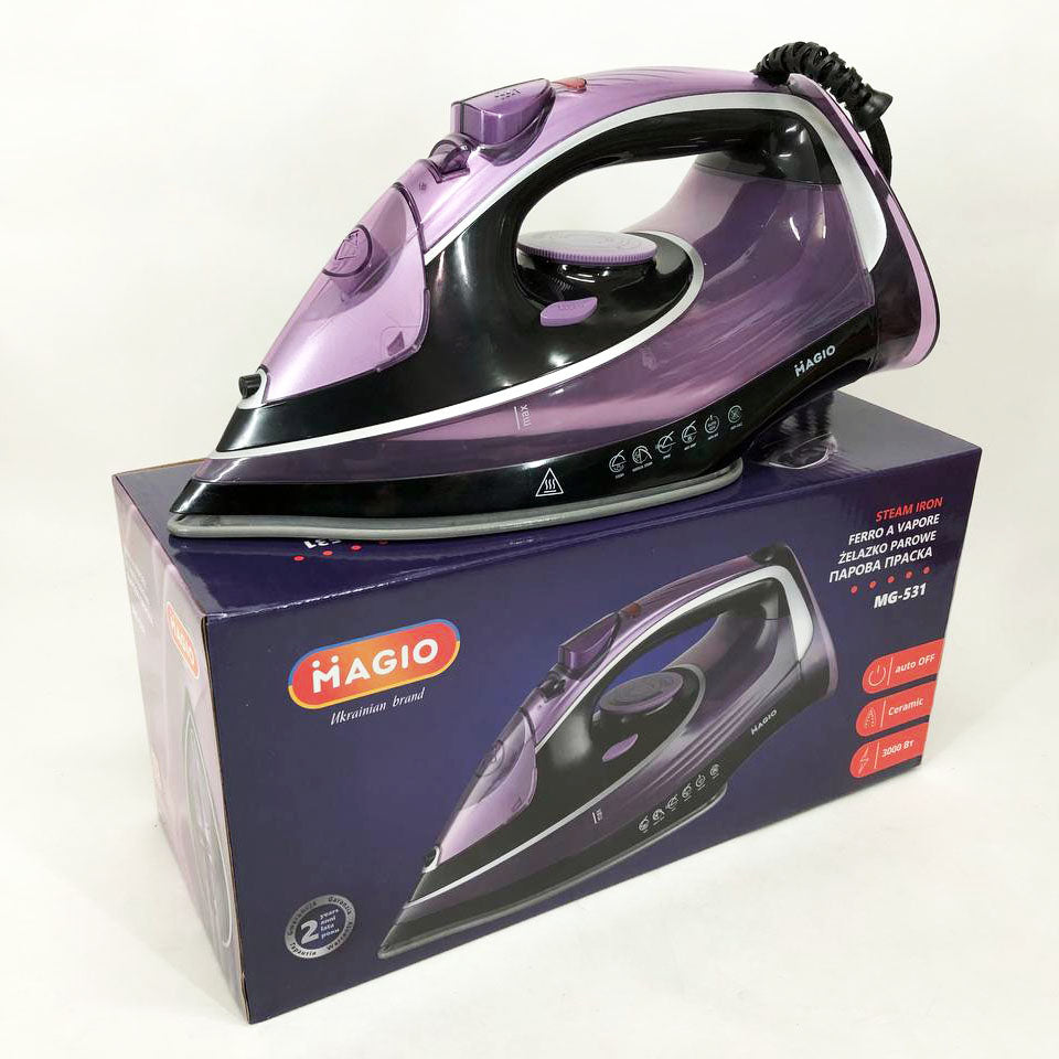 Утюг MAGIO MG-531, профессиональный паровой утюг, хорошие утюги, паровой утюг отпариватель