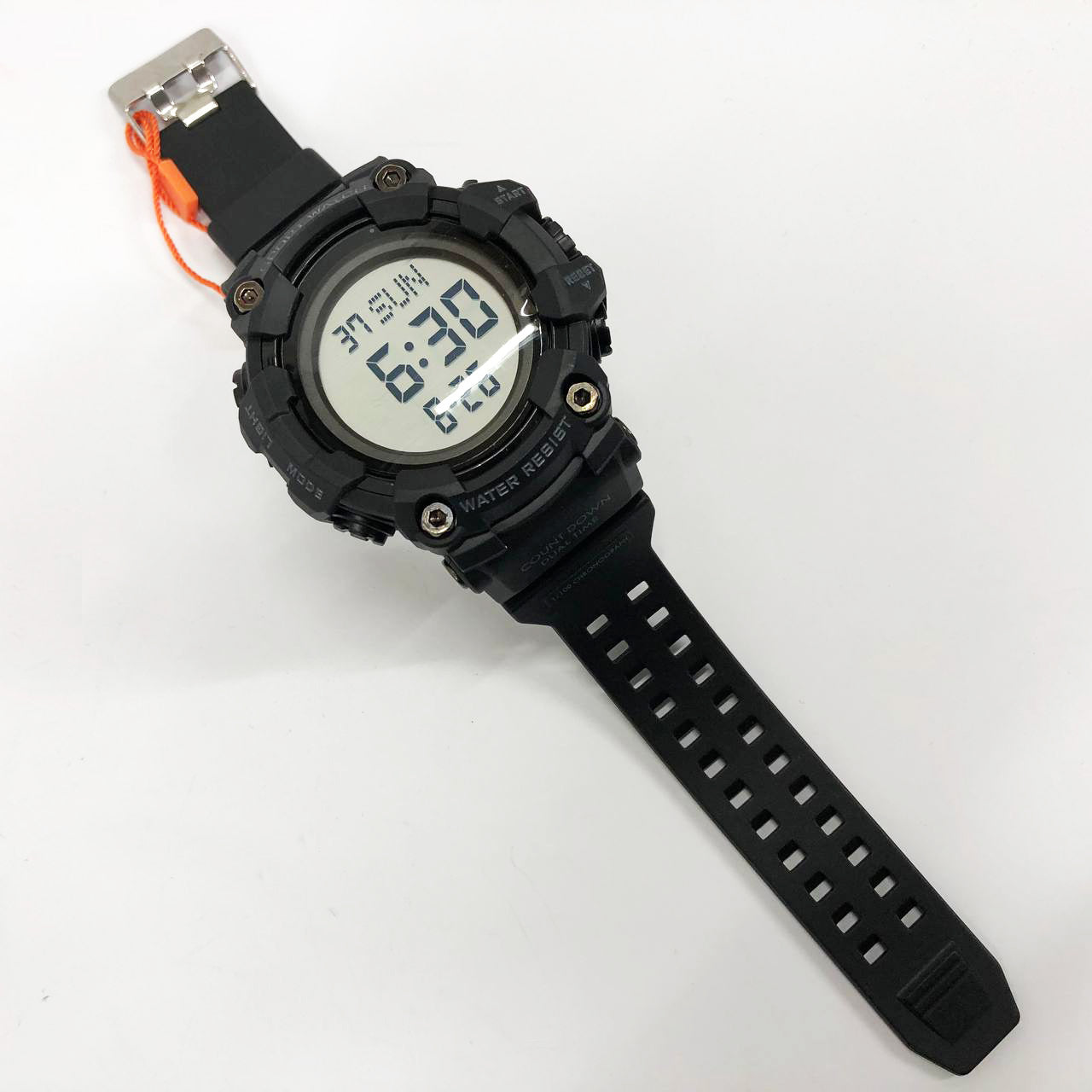 Часы наручные мужские SKMEI 1968BKWT BLACK-WHITE, часы армейские скмей. Цвет: черный с белым циферблатом