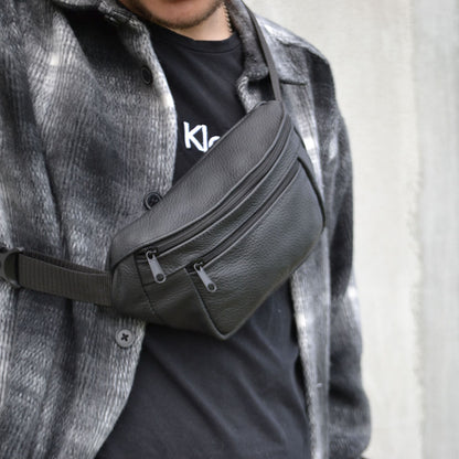 Бананка для телефона, Бананка модная, Нагрудная сумка бананка вместительная, Сумка для торговли