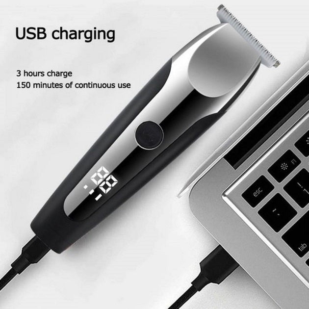 Аккумуляторная машинка для стрижки VGR V-059, беспроводная электробритва, машинка для стрижки для дома