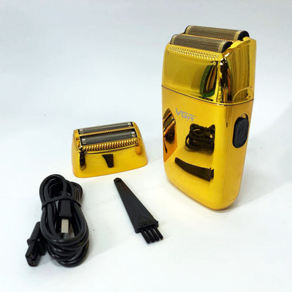 Професійний шейвер VGR V-399 GOLD, бездротова електробритва, бритва триммер для бороди