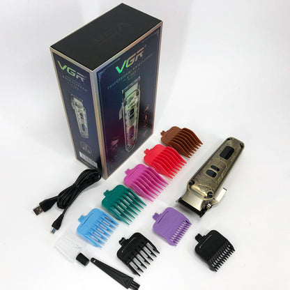 Машинка для стрижки волос триммер для бороды VGR V-005, Окантовочная машинка, Подстригательная машинка