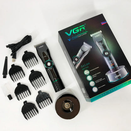 Профессиональная беспроводная машинка для стрижки волос и бороды VGR V-256, беспроводная электробритва
