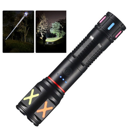 Фонарь ручной аккумуляторный PLD-CA166-3, Фонарь ручной мощный, Тактичный фонарь, Ручной фонарик led