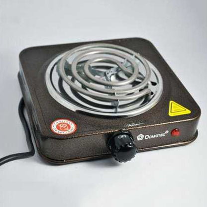 Электроплита спиральная плита настольная Domotec MS-5801 1000 Вт, Переносная компактная электроплита