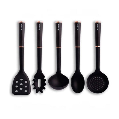 Набор кухонных принадлежностей MAGIO MG-1140, набор поварешек на подставке кухонный набор лопаток