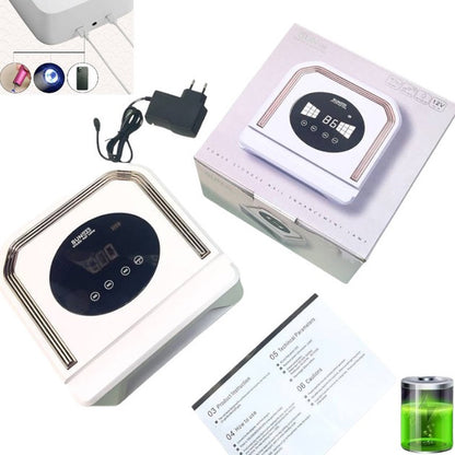 Лампа для ногтей UV LAMP SUN Y31 Сушилка для гель лака на аккумуляторе, Лампа для сушки гель-лака дома