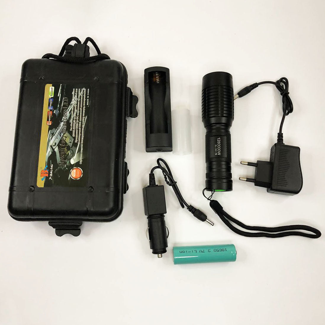 Аккумуляторный тактический фонарь Police BL-1861-T6, фонарик тактический ручной для охоты