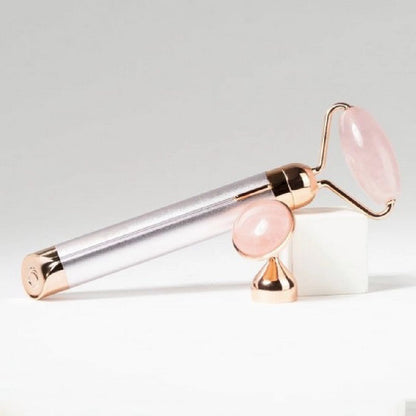 Массажер ролик электрический для лица Facial Roller Massager. Цвет: бежевый