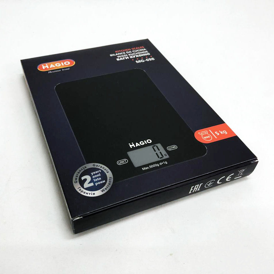Весы кухонные электронные Magio MG-698, Кухонные весы для взвешивания продуктов, Весы пищевые