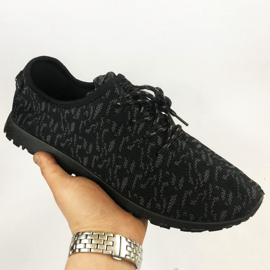 Мужские кроссовки сетка 40 размер. Эспадрильи мужские | Легкие летние черные кроссовки. Модель 74612. Цвет: черный