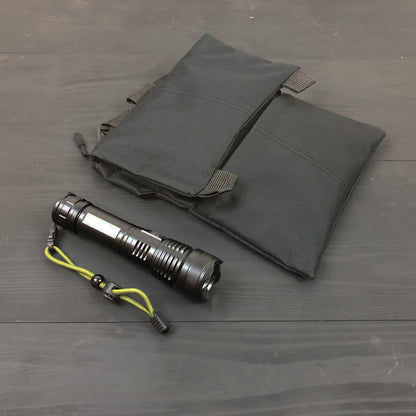 Набор: Сумка с кобурой + фонарь тактический POLICE BL-X71-P50