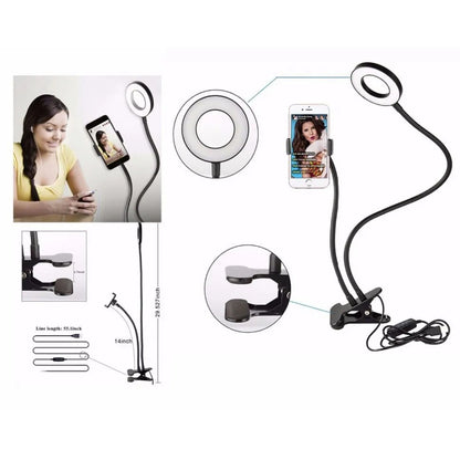 Набор блогера Professional Live Stream, светодиодная кольцевая лампа для селфи, Led лампа кольцевая
