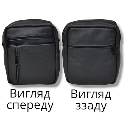 Элегантная мужская кожаная сумка-мессенджер из натуральной кожи на 5 отделений, мужская сумка через спину