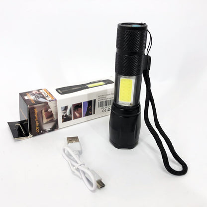 Фонарик карманный PLD C609-T6+COB, Сверхмощный фонарик, Яркий фонарик, Качественный фонарик