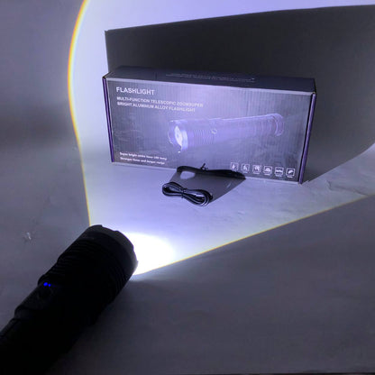 Фонарь ручной модели Police AK138-1 WHITE LASER LED PM60-TG 8х18650, USB-зарядка, Power Bank, зум