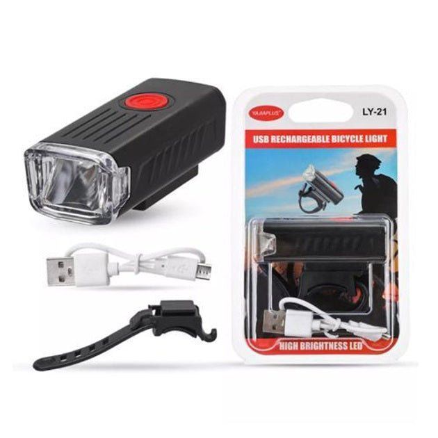 Велосипедный фонарь LY-21 XPE, micro USB, Велосипедный фонарь с защитой от влаги, Фонарь на руль