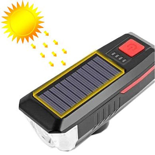 Велофара с сигналом Waterproof LY-17-XPE с выносной кнопкой, Долговечный велосипедный фонарь