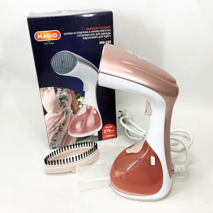 Отпариватель MAGIO MG-332, Бытовой ручной пароочиститель, Компактный отпариватель