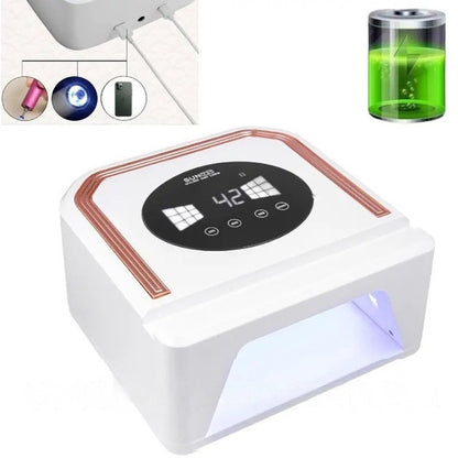 Лампа для ногтей UV LAMP SUN Y31 Сушилка для гель лака на аккумуляторе, Лампа для сушки гель-лака дома