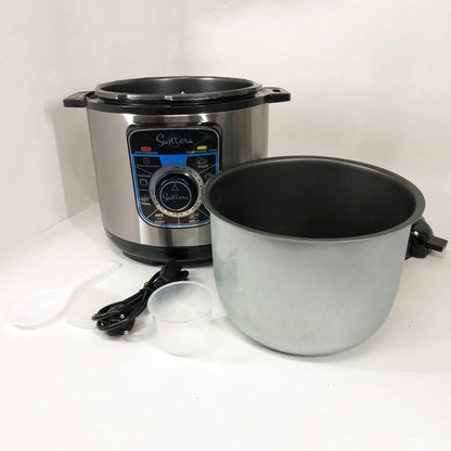 Мультиварка-скороварка SUNTERA SPC-1100 1000 Вт, пароварка для кухни бытовая, антипригарные рисоварки