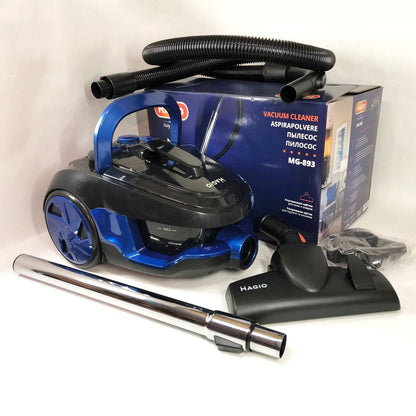 Пылесос без мешка Magio MG-893 900 Вт, Ручной пылесос без мешка, Циклонный контейнерный пылесос