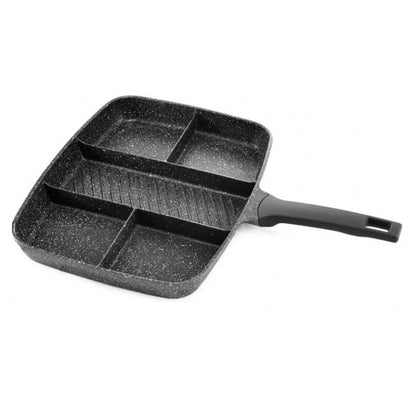 Сковорода с гранитным покрытием 5в1 UNIQUE UN-4021 38*31см антипригарная