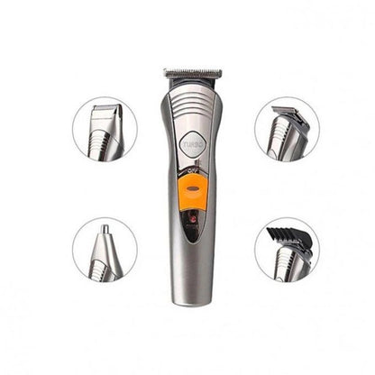 Набор для стрижки Pro Gemei GM-580 триммер 7в1 для стрижки волос, бритья бороды, для носа и ушей, стайлер