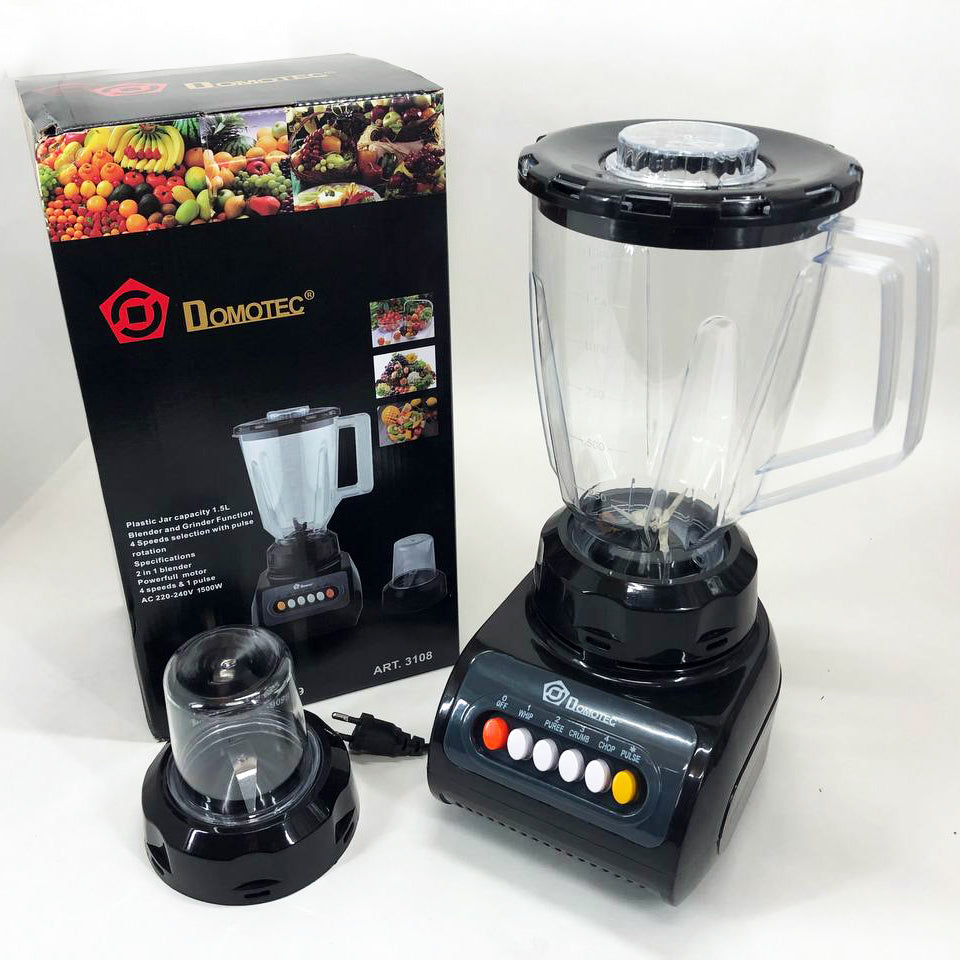 Блендер стационарный с кофемолкой DOMOTEC MS-9099 250 Вт, Блендер настольный электрический