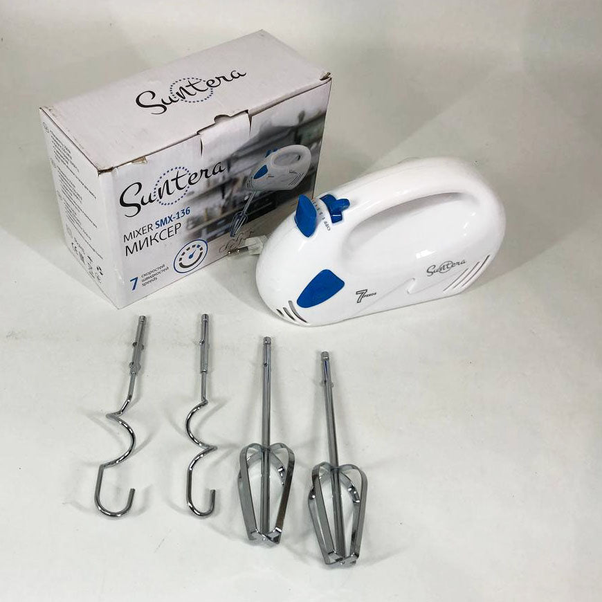 Миксер/Блендер Suntera SMX-136 300 Вт, Хороший миксер, Лучший ручной миксер, Ручной миксер для кухни