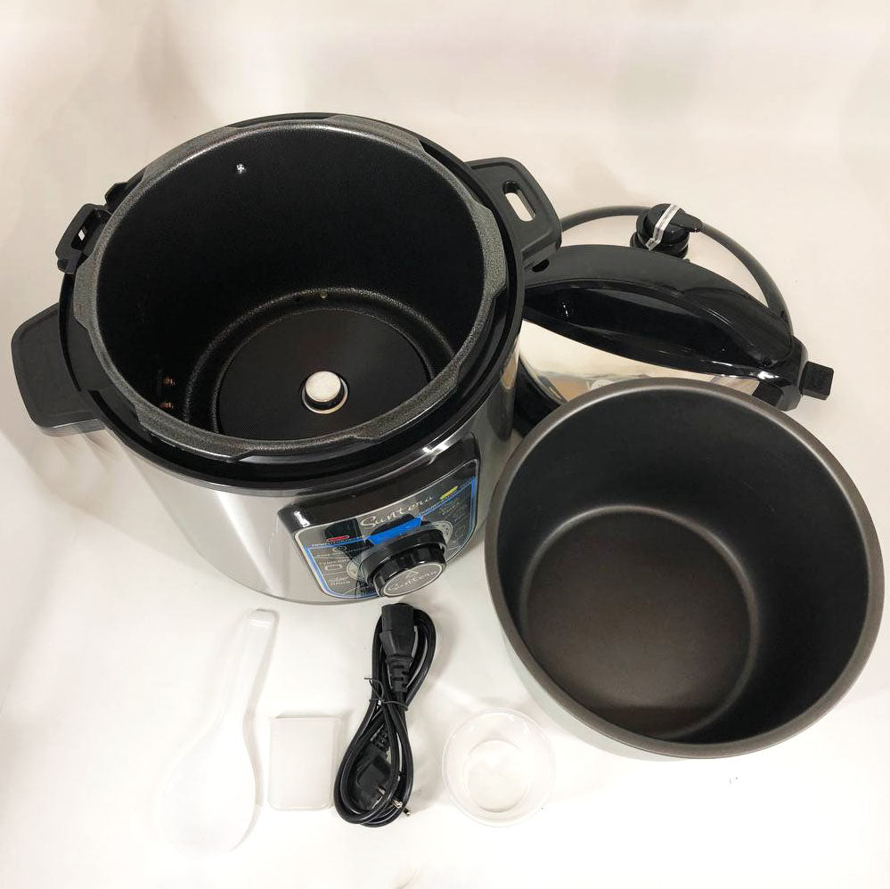 Мультиварка-скороварка SUNTERA SPC-1100 1000 Вт, пароварка для кухни бытовая, антипригарные рисоварки