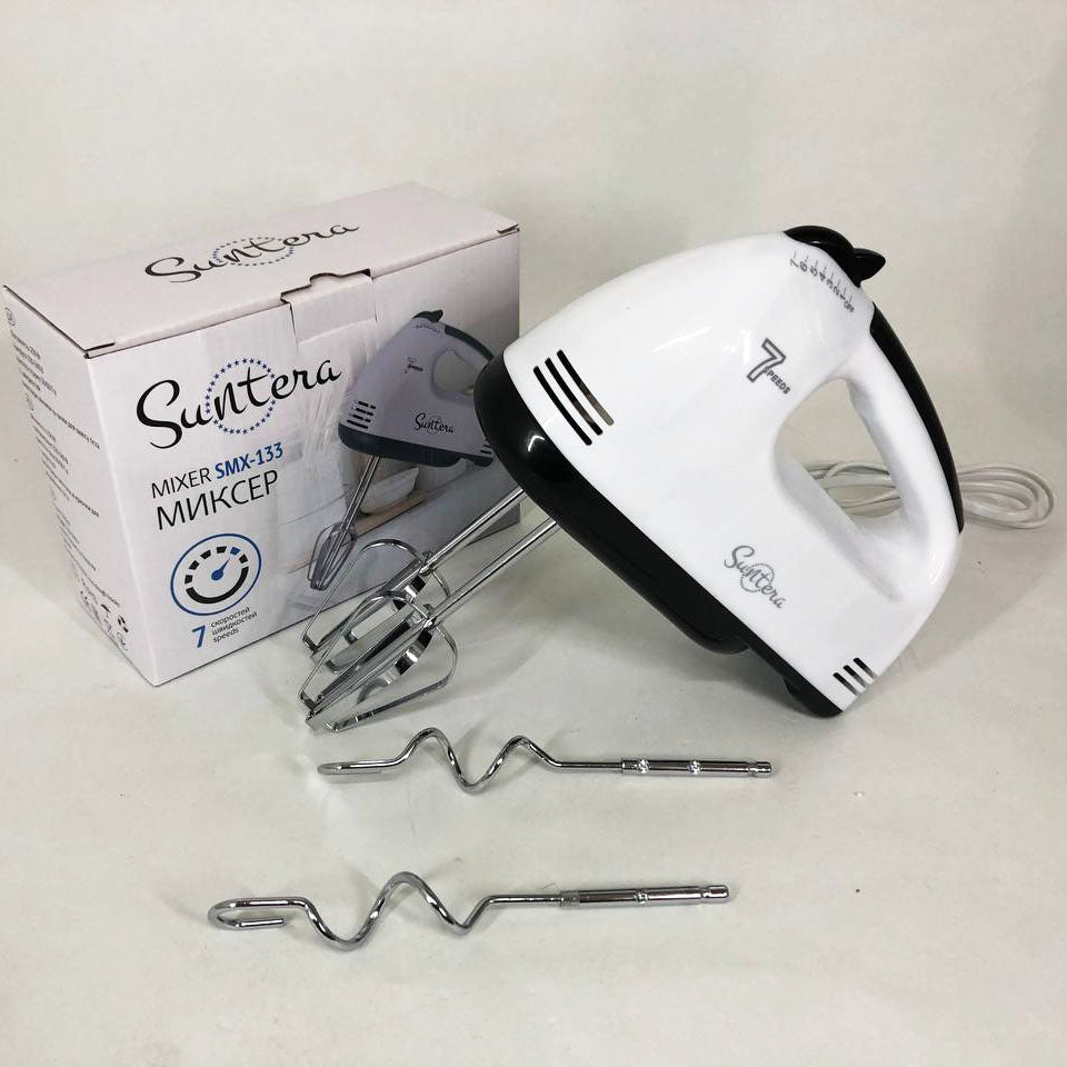 Миксер Suntera SMX-133, хороший миксер,лучший ручной миксер, ручной миксер для кухни, кухонный миксер