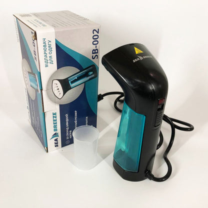 Отпариватель портативный SeaBreeze SB-002, компактный отпариватель универсальный. Цвет: черный