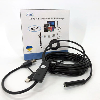 Usb камера эндоскоп, Usb эндоскоп для андроид, Автомобильный эндоскоп с поворотной камерой