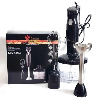 Блендер DOMOTEC MS-5103 3в1 погружной, 500 Вт, ручной погружной блендер, электрический блендер