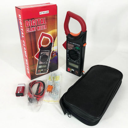 Цифровой Мультиметр DT 266C DIGITAL Токовые клещи мультитестер тестер, Тестер для электрика