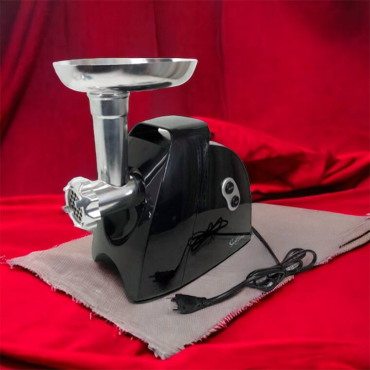 Мясорубка Suntera SMG-5425B, электрическая мясорубка с насадками, электромясорубка для шинковки