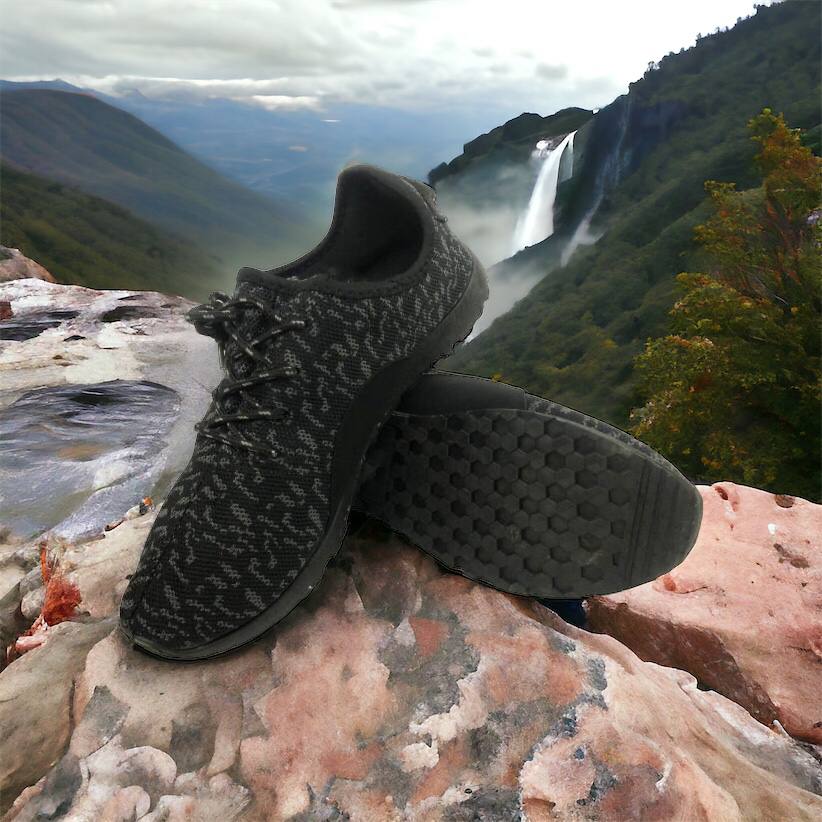 Мужские кроссовки сетка 40 размер. Эспадрильи мужские | Легкие летние черные кроссовки. Модель 74612. Цвет: черный