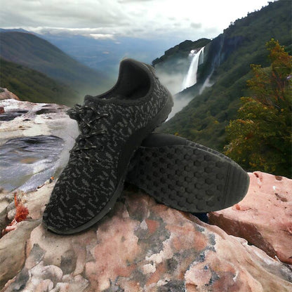 Мужские кроссовки сетка 40 размер. Эспадрильи мужские | Легкие летние черные кроссовки. Модель 74612. Цвет: черный