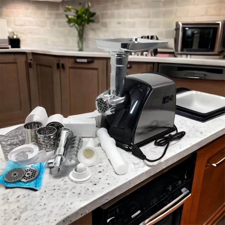 Мясорубка Suntera SMG-5454SS, Кухонная мясорубка, Мясорубка электрическая металл, Мясорубка-соковижималка