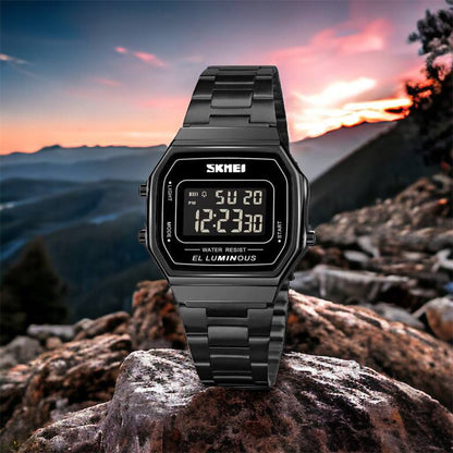 Часы наручные мужские SKMEI 1647BK, оригинальные мужские часы, противоударные часы для военнослужащих
