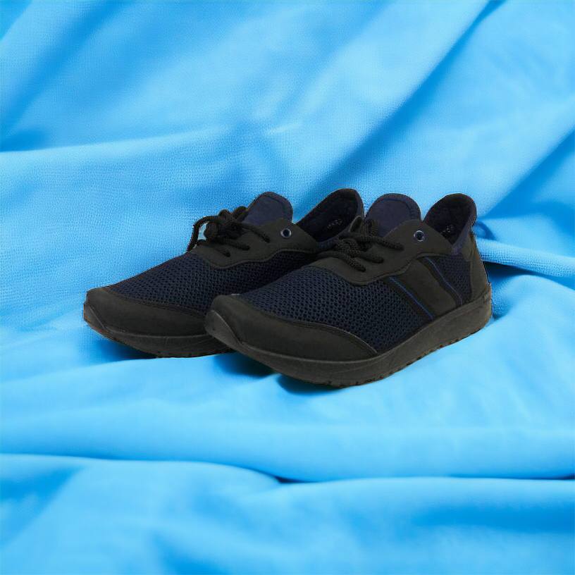 Кроссовки мужские сетка 41 размер. Летние кроссовки, модные универсальные кроссовки. Модель 46913. Цвет: синий