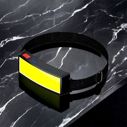 Налобный фонарик яркий рассеивающий для СТО Bailong BL-F007-COB, 3 режима, водостойкий, зарядка от USB