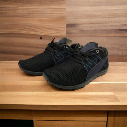 Спортивные кроссовки мужские летние из сетки 40 размер. Летние кроссовки сетка. Модель 24112. Цвет: черный