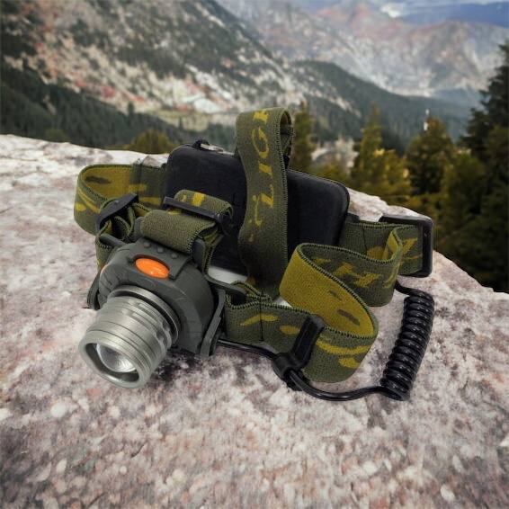 Налобный фонарь тактический Bailong BL-1505 \ 602B SENSOR с датчиком движения, Фонарик налобный led