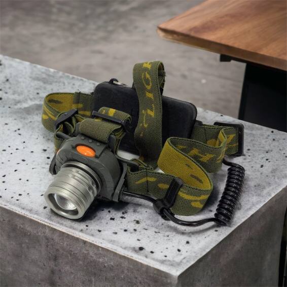 Налобный фонарь тактический Bailong BL-1505 \ 602B SENSOR с датчиком движения, Фонарик налобный led