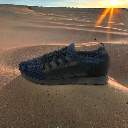 Кроссовки лето сетка мужские 40 размер | Текстильные кроссовки сеткой | Модель 41373. Цвет: синий