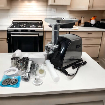 Мясорубка Suntera SMG-5454SS, Кухонная мясорубка, Мясорубка электрическая металл, Мясорубка-соковижималка