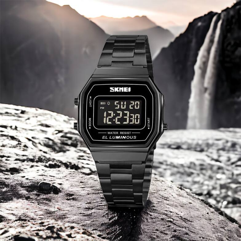 Часы наручные мужские SKMEI 1647BK, оригинальные мужские часы, противоударные часы для военнослужащих