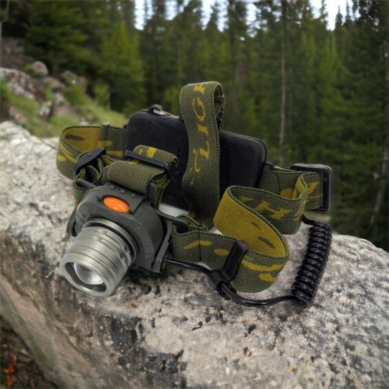 Налобный фонарь тактический Bailong BL-1505 \ 602B SENSOR с датчиком движения, Фонарик налобный led